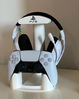 Stand porta cuffie e controller PS5