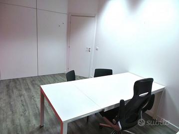 Ufficio arredato in co-working