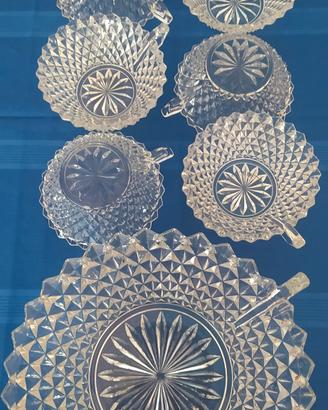 set macedonia vetro vintage anni '60
