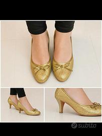 Décolleté oro glitter Bao lishi - n 40 