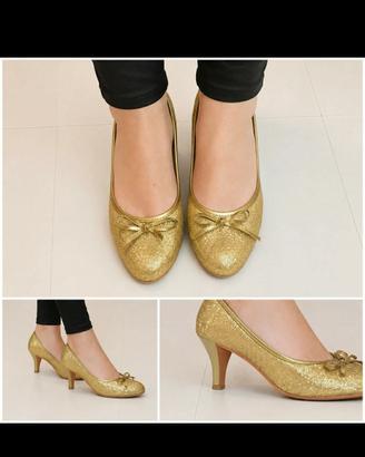 Décolleté oro glitter Bao lishi - n 40 