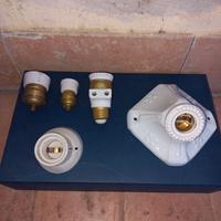 Portalampade ceramica vintage