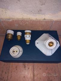 Portalampade ceramica vintage