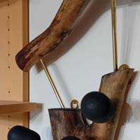 appendi abiti legno marino