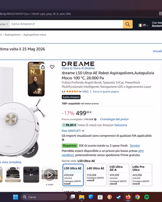 Robot Dreame L50 Ultra AE