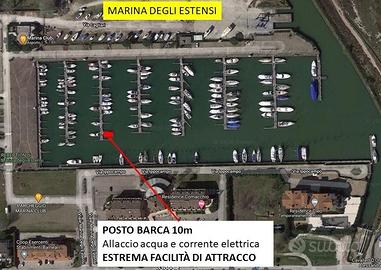 Posto Barca con GARAGE al Marina degli Estensi