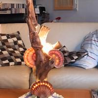 Lampada Ventagli led Artigianale