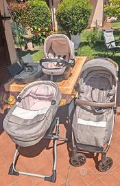 Trio Peg perego + cabinet, borsa e base isofix