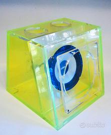 DUE CASSE AUTO PLEXIGLASS LEBAS VERDE ROSSA