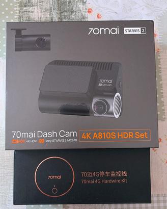 70mai A810S 4K Kit Completo – Nuovo e Sigillato