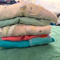 Set di 5 tutine lunghe neonato