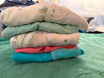 Set di 5 tutine lunghe neonato