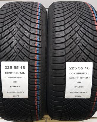 2 GOMME 225 55 18 CONTINENTAL BR874