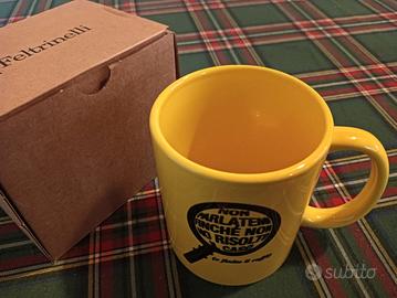 Tazza, mug Feltrinelli IBS gialla con decoro