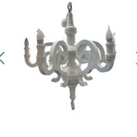 Lampadario Paper Chandelier bianco