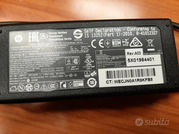 Alimentatore Originale HP AC/DC R-41012327 per por