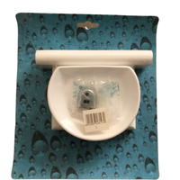 Set accessori bagno in legno bianchi