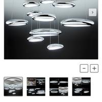 Lampadario led moderno a goccia