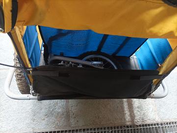 carrello/rimorchio bici bambini