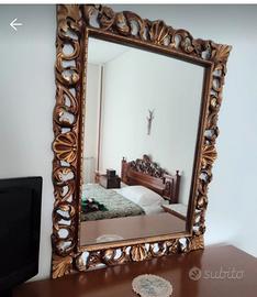 specchio legno