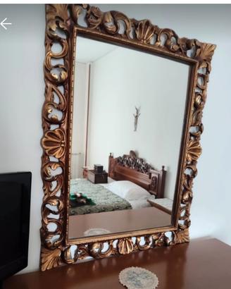 specchio legno