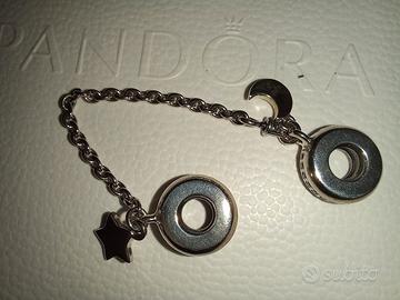Pandora Catena Di Sicurezza Luna E Stella