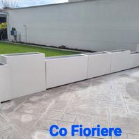 Fioriera in cemento su misura