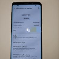 cellulare s9+ samsung funzionante 