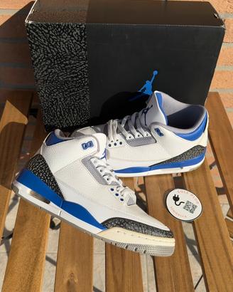 Jordan 3 Racer Blue (2021) size 42,5 - Vnds OG All