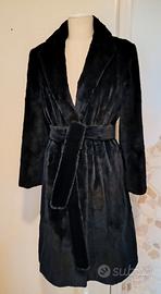 Pelliccia Visone epilato blu