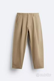 Pantaloni strutturati in twill