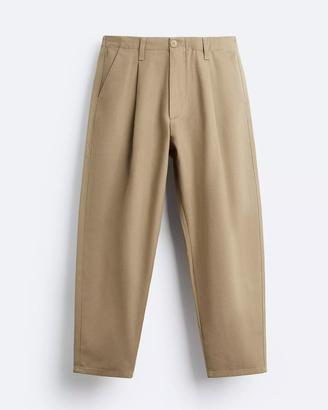 Pantaloni strutturati in twill