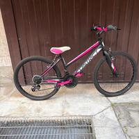 bicicletta Mbt donna district 24" 18v acciaio