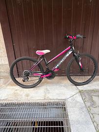 bicicletta Mbt donna district 24" 18v acciaio
