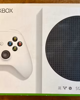 Xbox Series S con scatola e controller