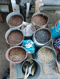 Ghiaia colorata per giardino