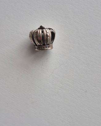 charm pandora corona argento