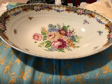 Porcellana vintage,anni 70,nuova,portafrutta,dolci