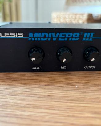 Riverbero vintage Alesis Midiverb iii