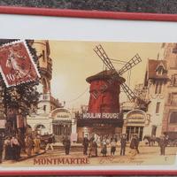 Quadro di Parigi Moulin Rouge