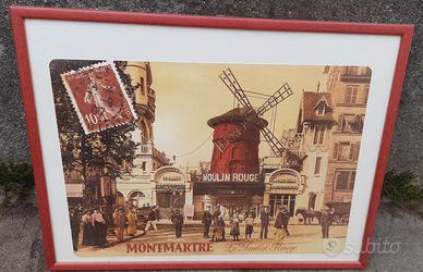 Quadro di Parigi Moulin Rouge