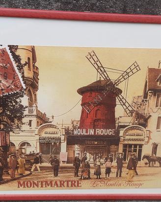 Quadro di Parigi Moulin Rouge