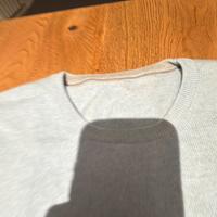 Maglione girocollo celeste