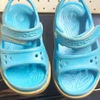 Crocs Sandali C6 numero 22/23, colore azzurro