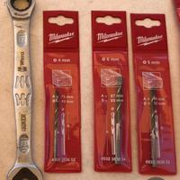 Punte Legno Acciaio Muro - Chiave Fissa/Cricchetto