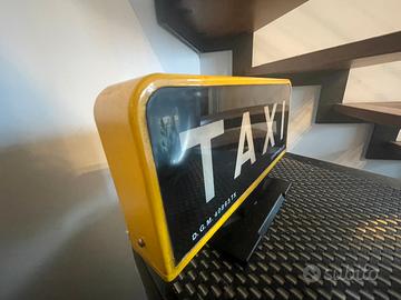 Lampada insegna taxi originale