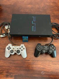 Play Station 2+2 joystick+Memory card