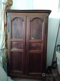-ARMADIO DELLA META' 700 IN NOCE MASSELLO