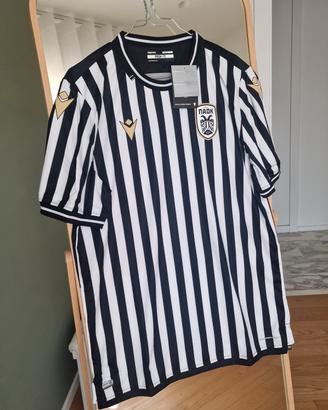 maglia calcio Macron Paok nuova XL
