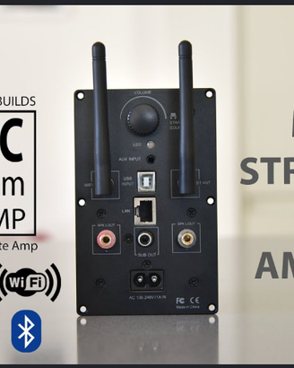 Up2Stream plate amp  DSP attivo e SUB pre out !